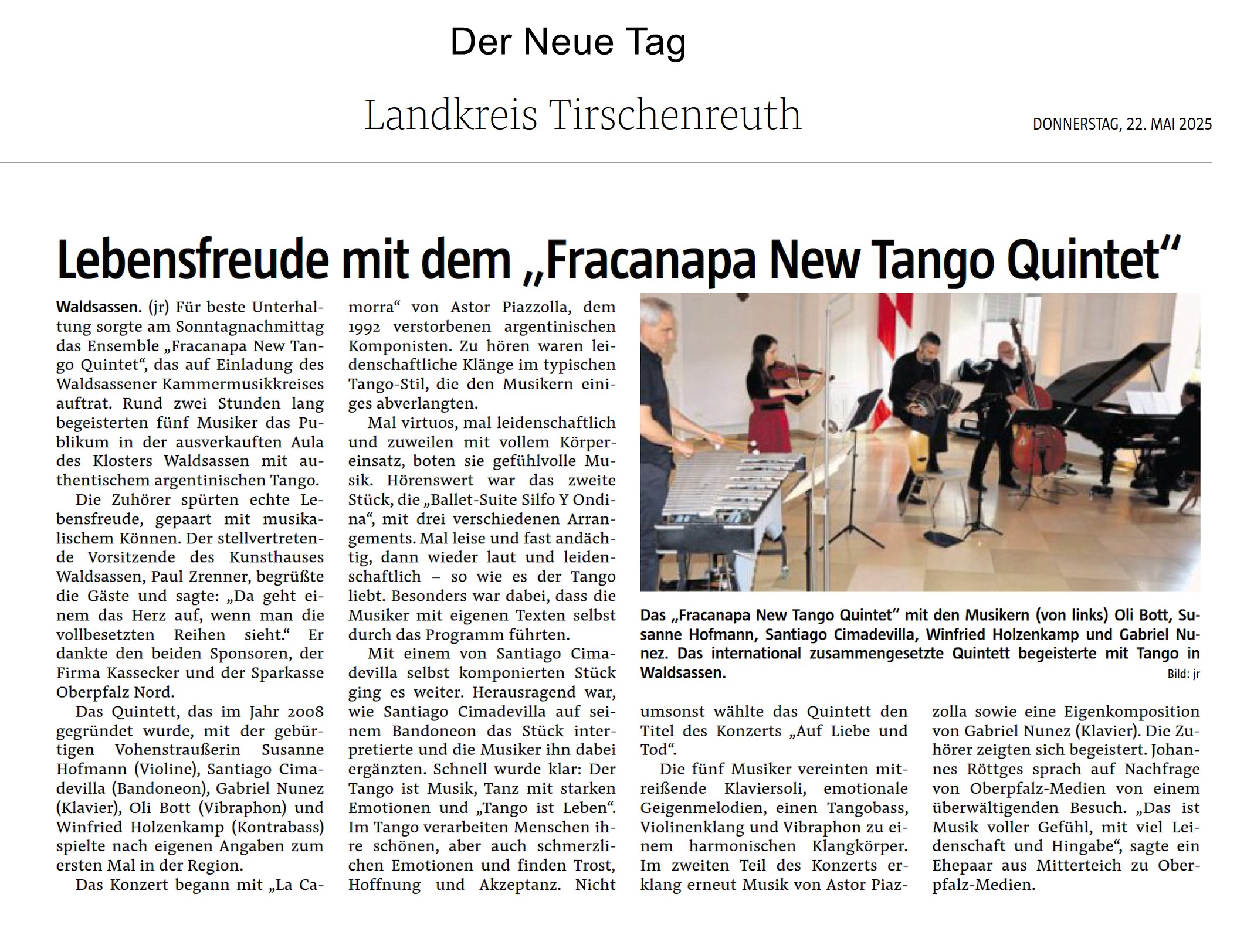 Fracanapa New Tango Quintet